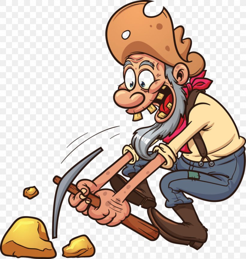 Gold Prospecting Gold Mining Clip Art, PNG, Gold 