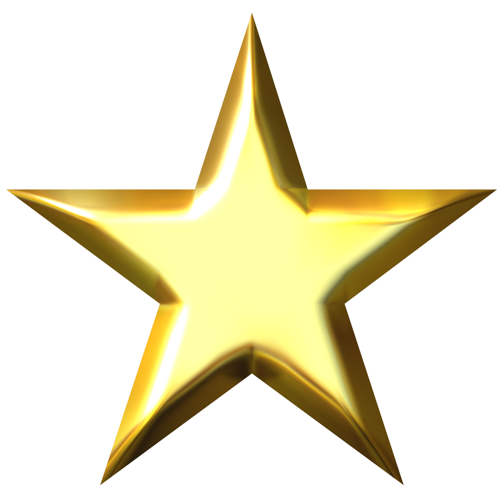 Best Gold Star Clipart 