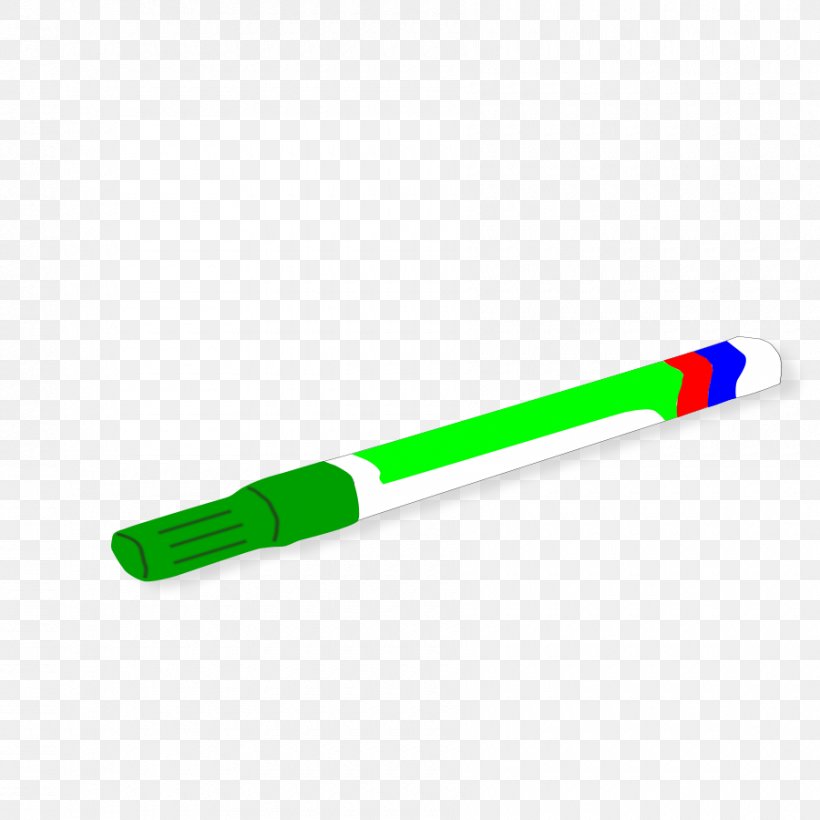 Green Marker Pen Highlighter Color Clip Art, PNG, Green 