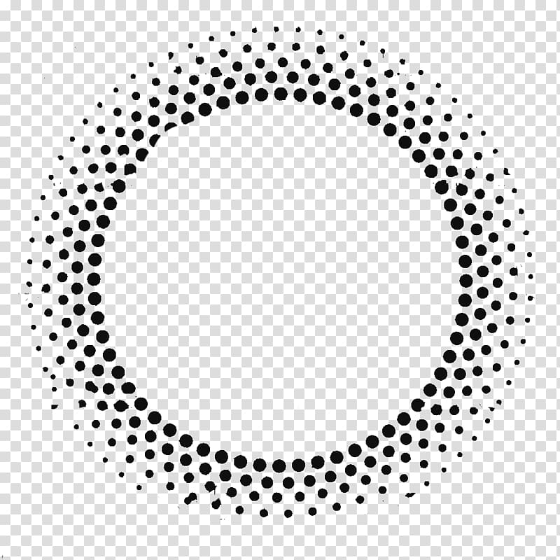 Halftone Polka dot, circle transparent background PNG clipart 