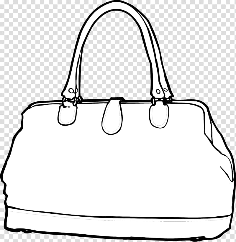 black white purse