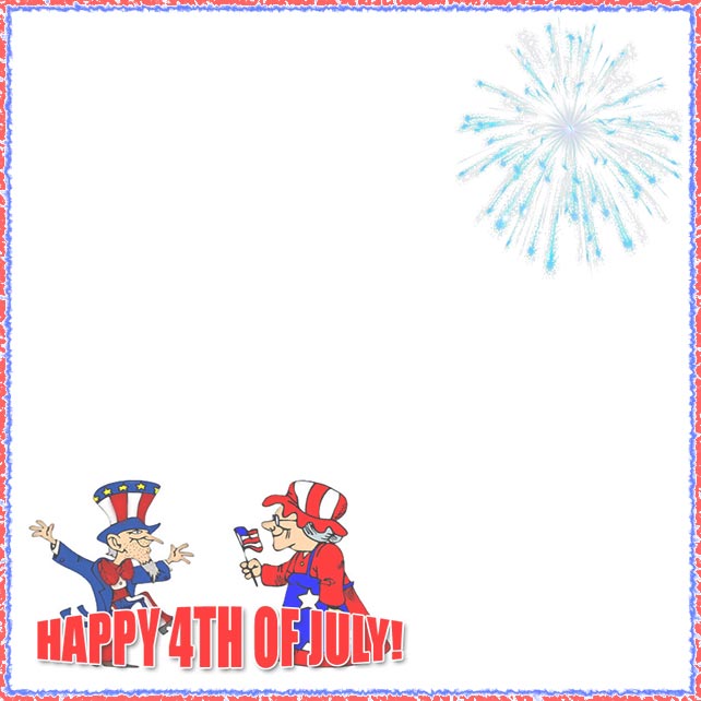 Free 4th of July Borders - Happy 4th of July Border Clip Art