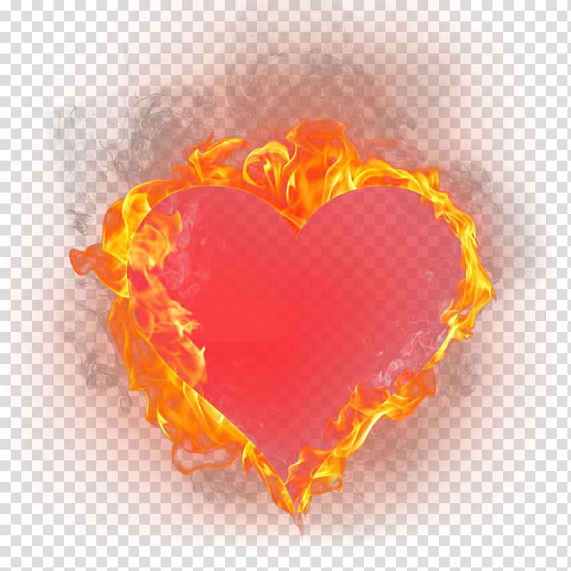 Flaming heart illustration, Heart Light Flame , Golden flame heart 