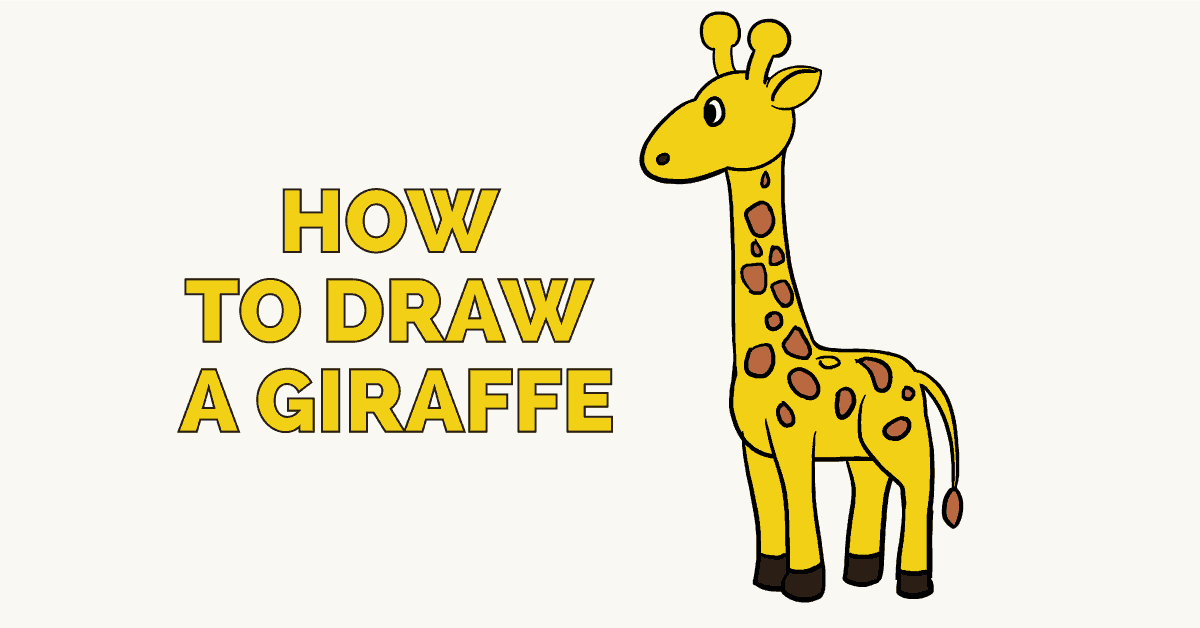 How to Draw a Giraffe ??� Really Easy Drawing Tutorial