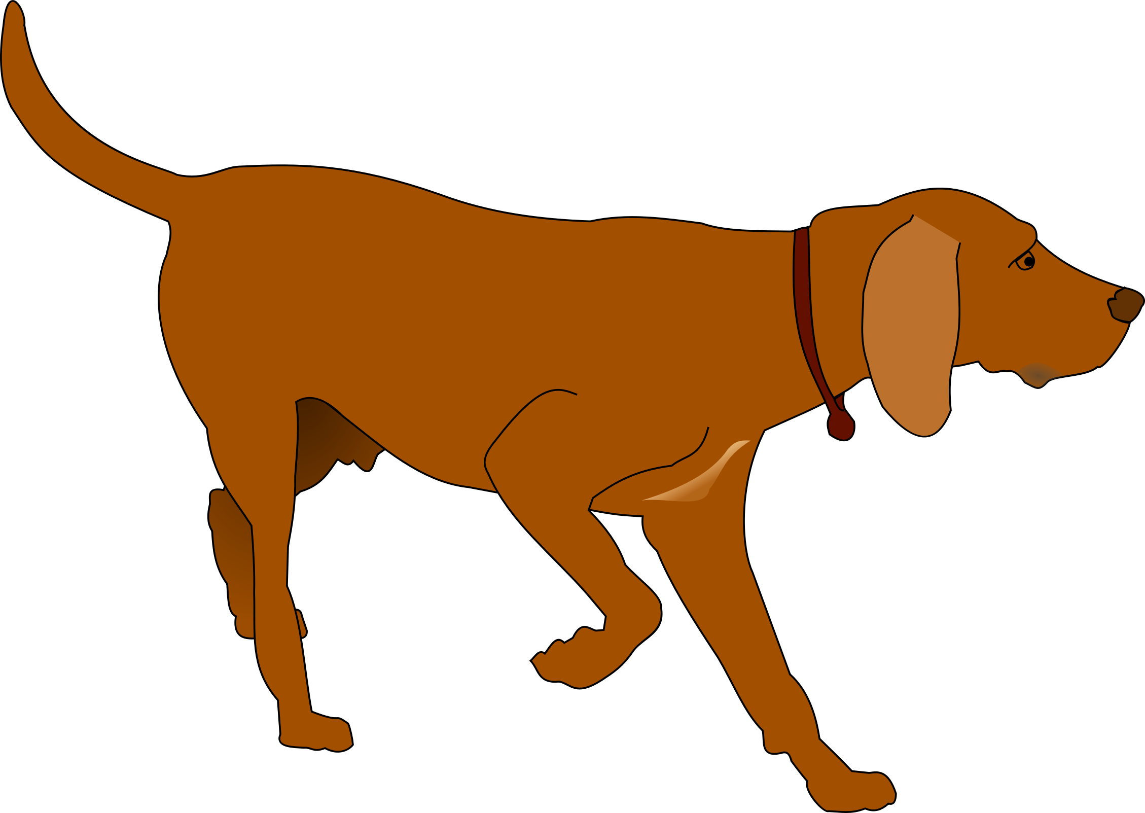 Hunting Dog Vector Clipart image - Free stock photo 