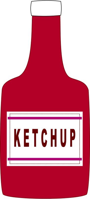 Free clipart ketchup bottle alves png 