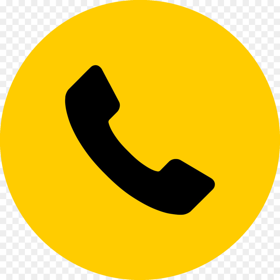 Telephone Icon clipart - Telephone, Email, Yellow, transparent 