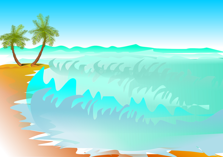 Beach Background clipart - Beach, Sea, Water, transparent clip art