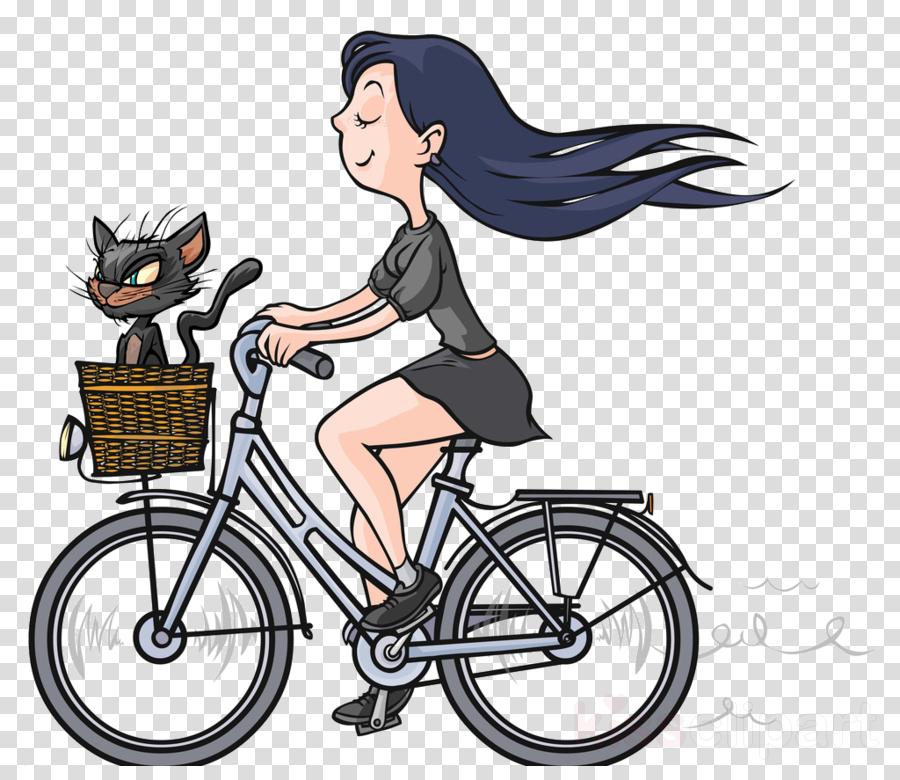 cartoon bicycle vehicle cycling clip art clipart - Cartoon 