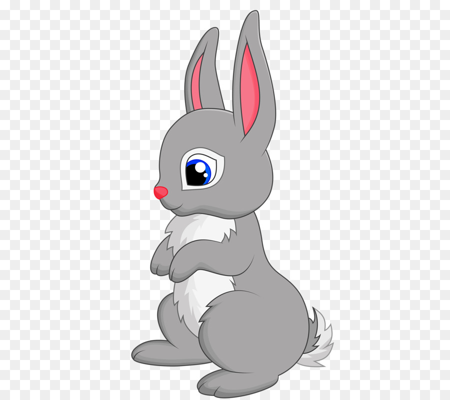 Easter Bunny Background clipart - Rabbit, Cartoon, Illustration 