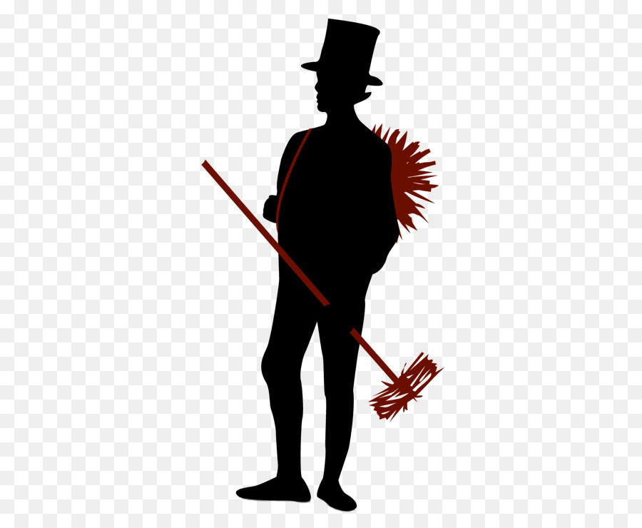 EPS Vector - Illustration of an chimney sweep. Stock Clipart 