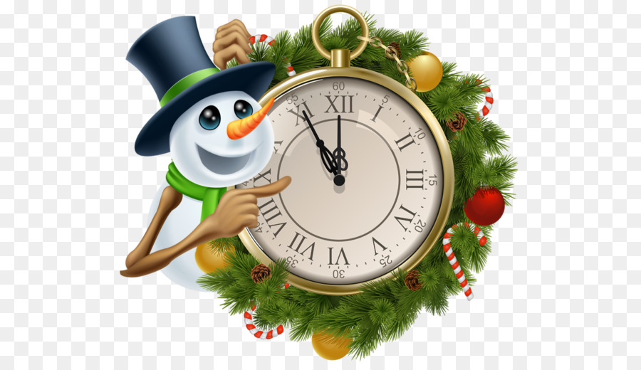 Christmas And New Year Background clipart - Illustration, Clock 