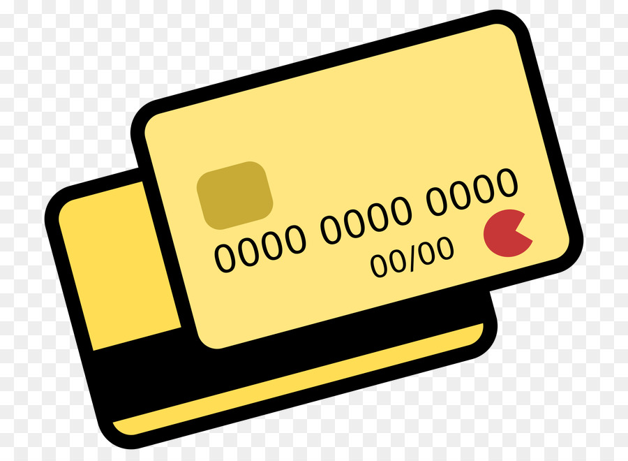 Credit Card clipart - Yellow, Text, Sign, transparent clip art