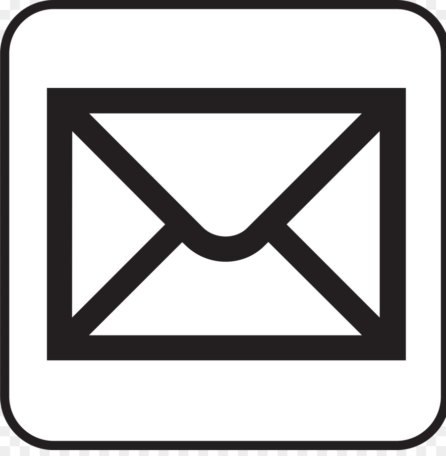 Black Line Background clipart - Mail, Envelope, Email, transparent 