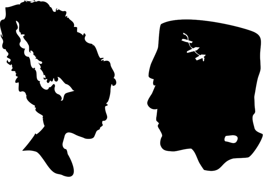 Collection of Frankenstein Silhouette Cliparts (49) .