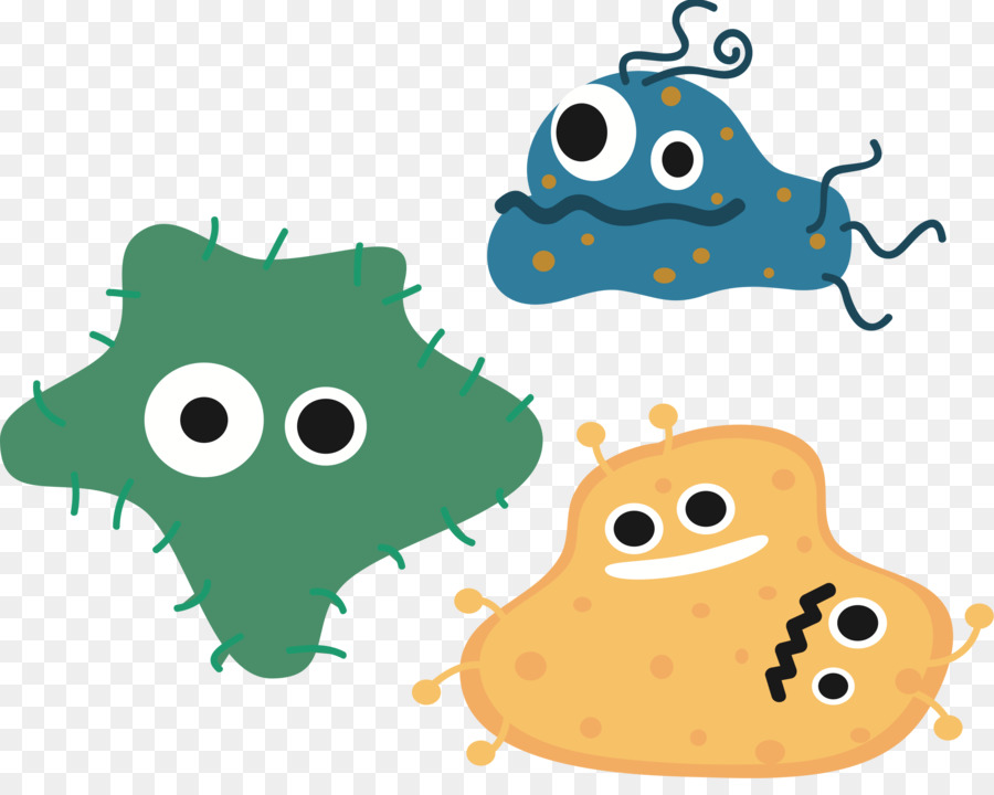 Bacteria Cartoon clipart - Illustration, Cartoon, Graphics 