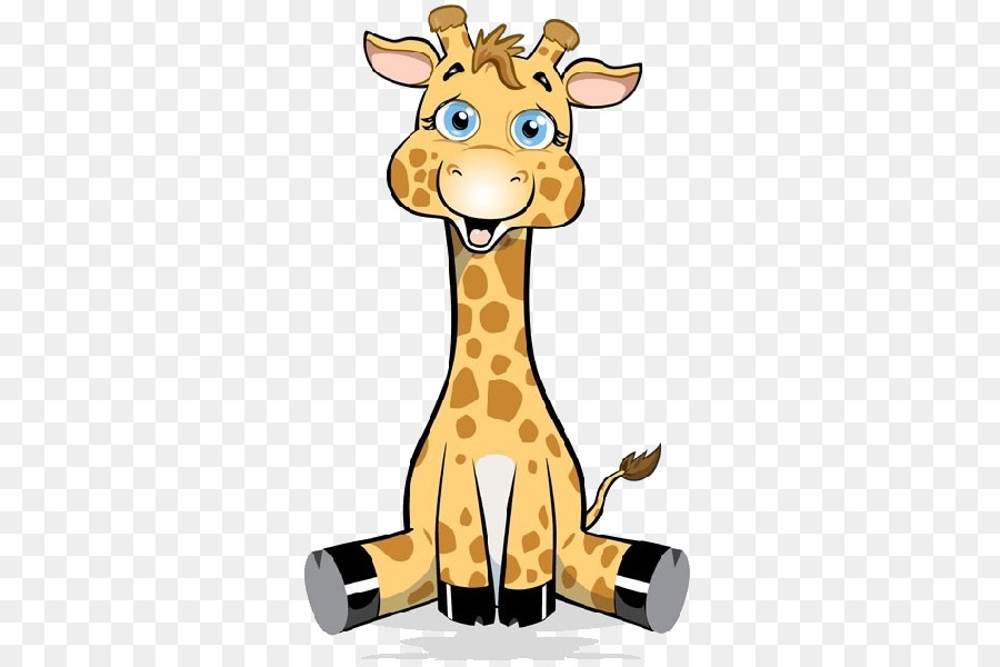 Baby Background clipart - Giraffe, Illustration, Wildlife 