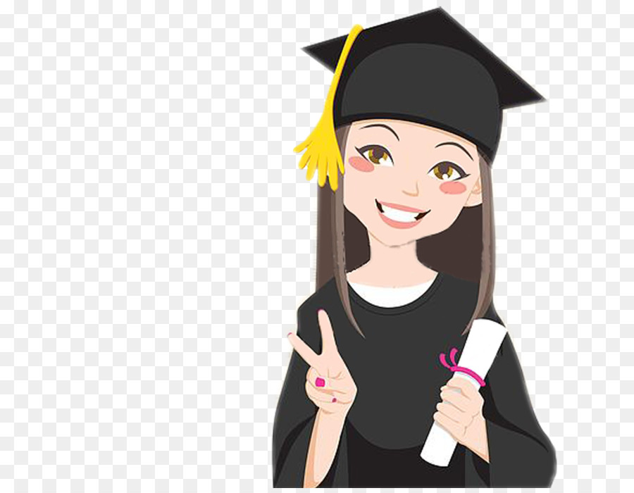 Graduation Background clipart - Diploma, Graduation, Cartoon 
