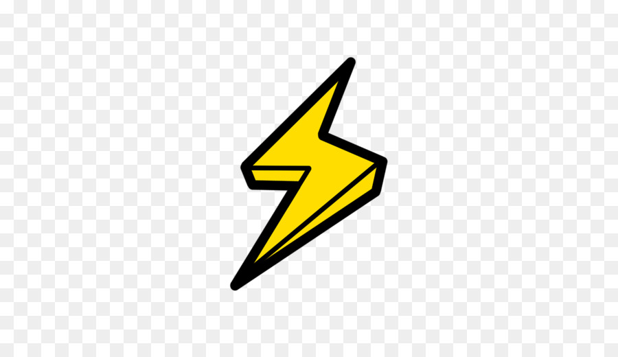Lightning Cartoon clipart - Lightning, Technology, Triangle 