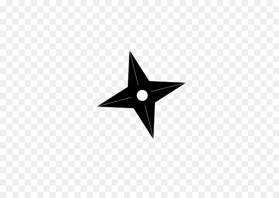 Ninja Cartoon clipart - Black, Star, Line, transparent clip art