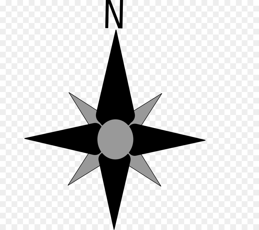 North Arrow Background clipart - Arrow, Map, Star, transparent 