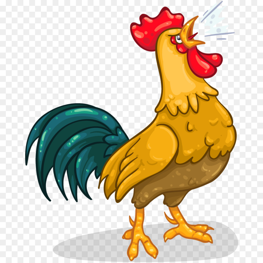 Chicken Cartoon clipart - Rooster, Chicken, Bird, transparent clip art