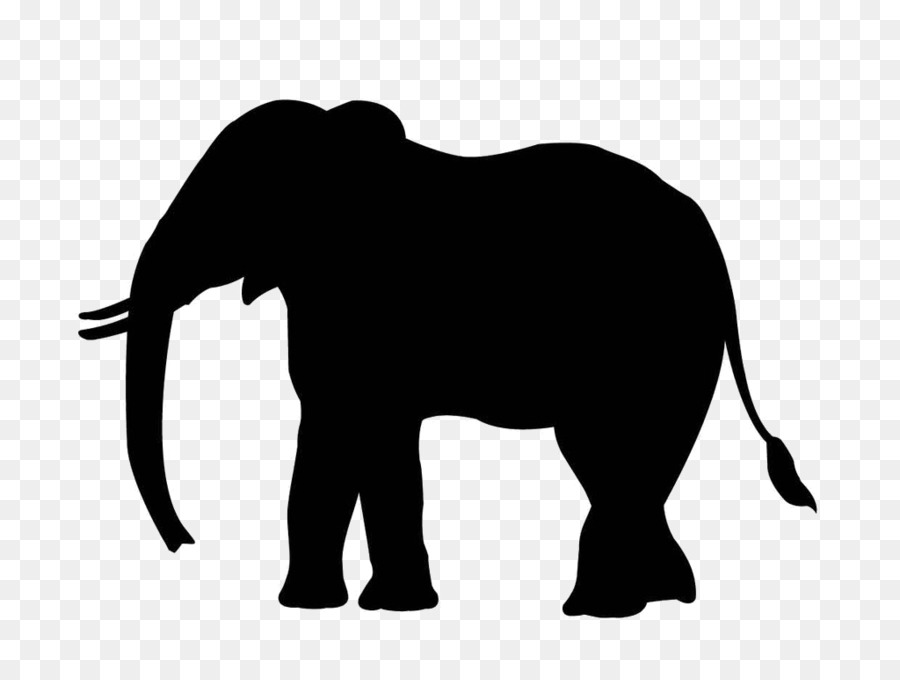 Indian Elephant clipart - Africa, Silhouette, Graphics 