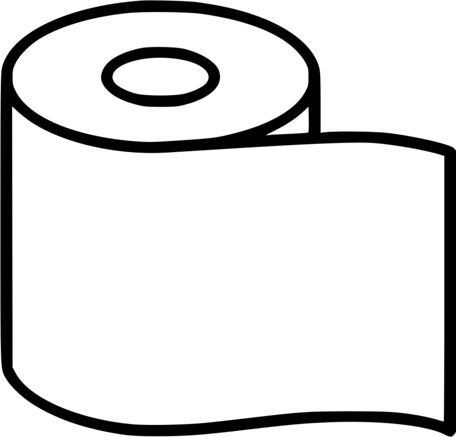 Black Line Background clipart - Paper, Toilet, White, transparent 
