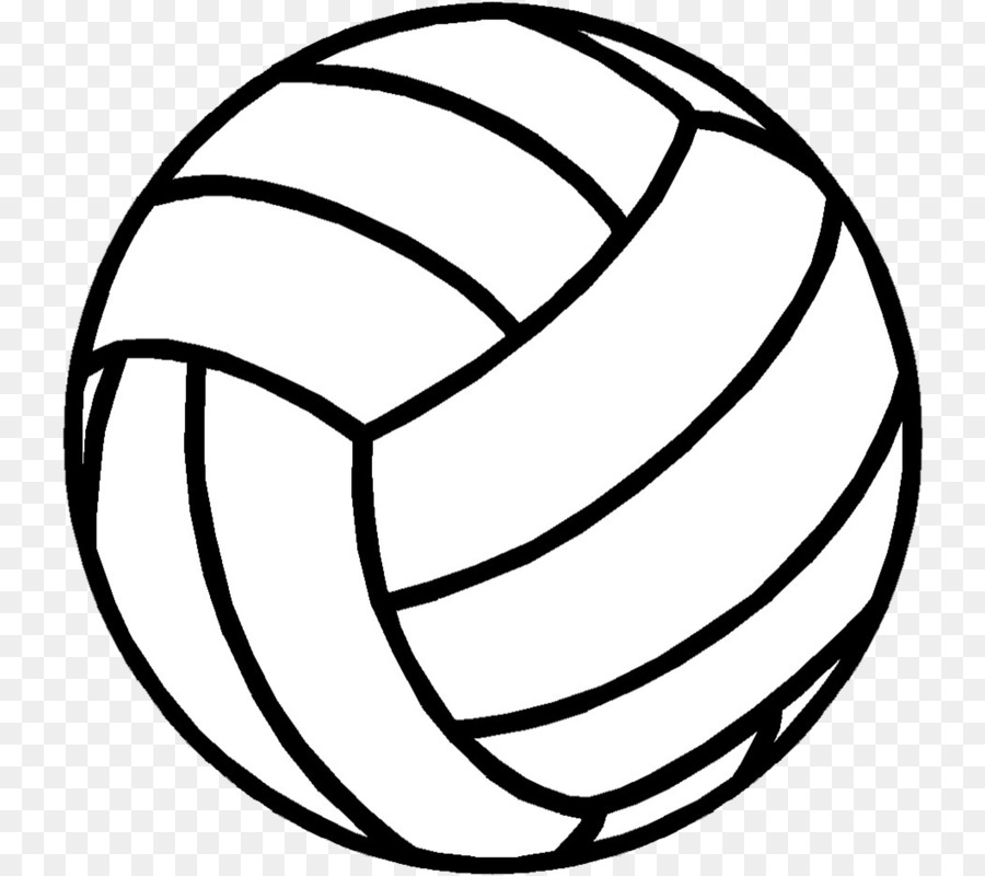 Black And White Volleyball clipart - Volleyball, Circle, Ball 