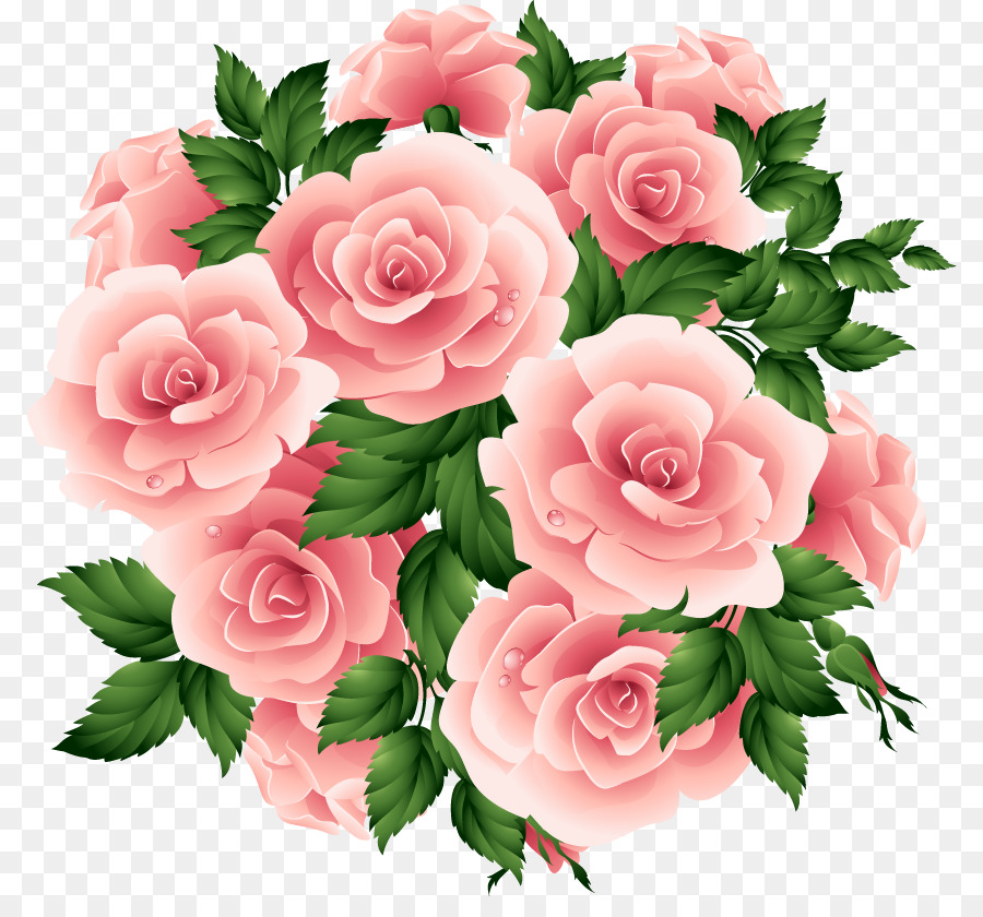 Valentines Day Background clipart - Flower, Rose, Pink 