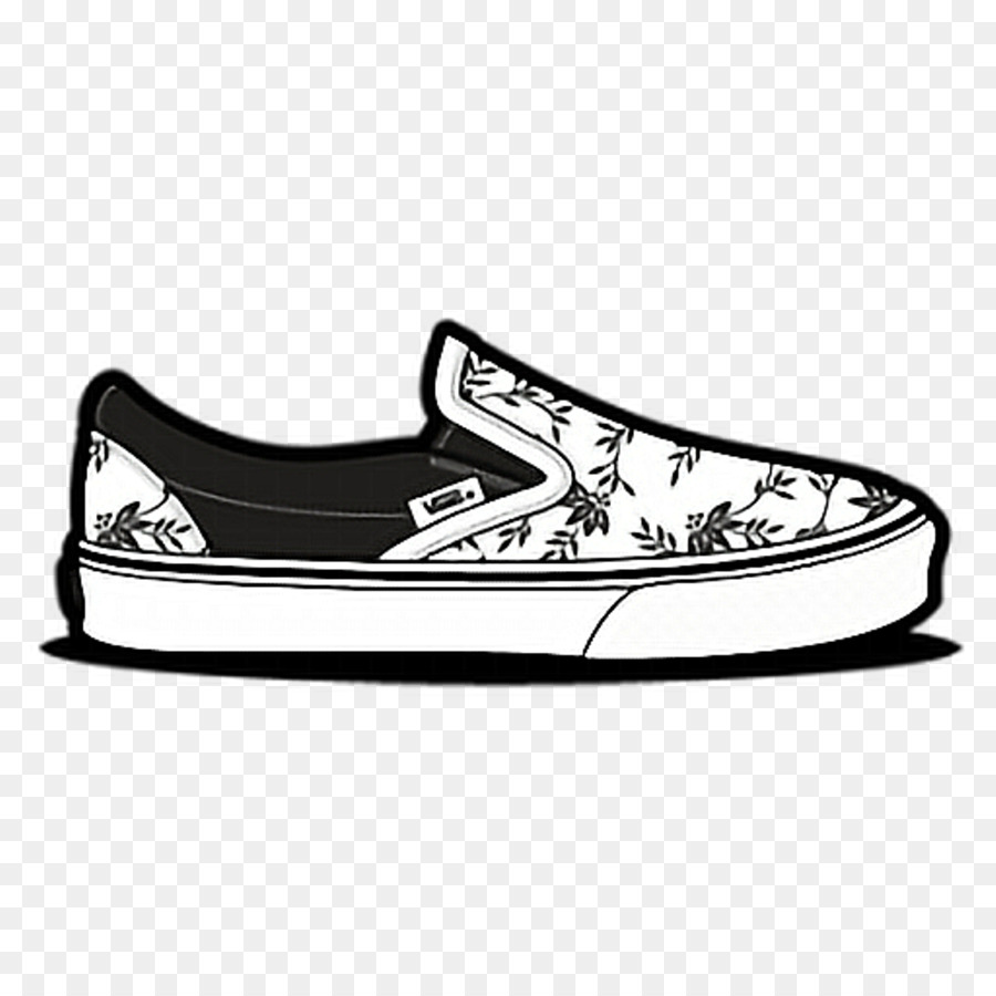vans shoes drawing