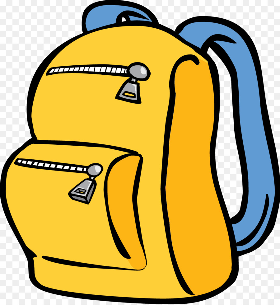 Backpack Cartoon clipart - Drawing, Illustration, Backpack 