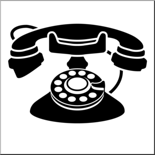 old phone clipart