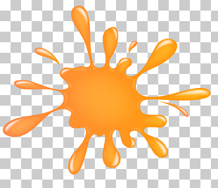 25 orange Splat Cliparts PNG cliparts for free download 
