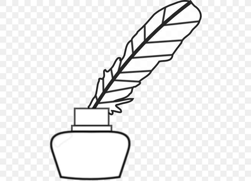 Paper Quill Pen Inkwell Clip Art, PNG, Paper, Area 