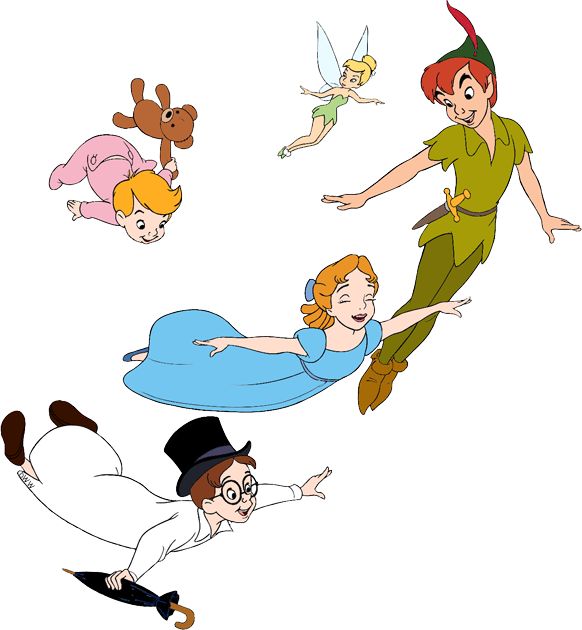 Peter Pan Group Clip Art | Disney Clip Art Galore