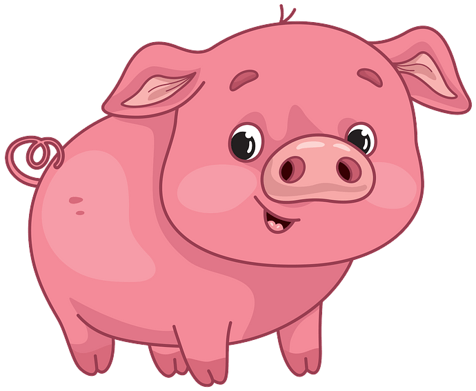 Pig clipart. Free download. 