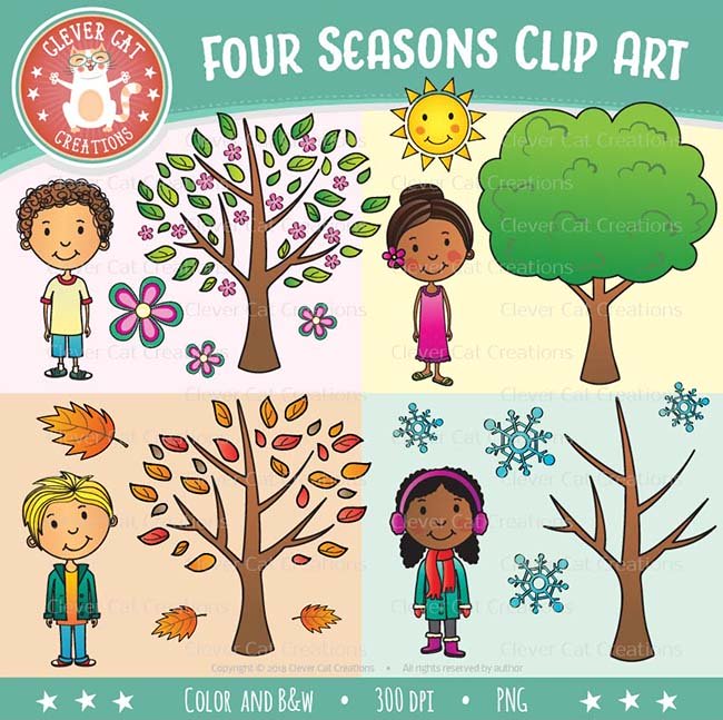 Clip Arts Related To : clip art. view all four-seasons-cliparts). four...