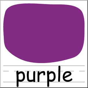 Clip Art: Colors: Purple I abcteach | abcteach