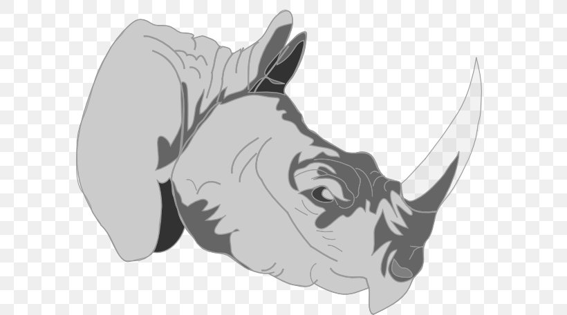 Rhinoceros White Rhino Apps Cartoon Horn Clip Art, PNG