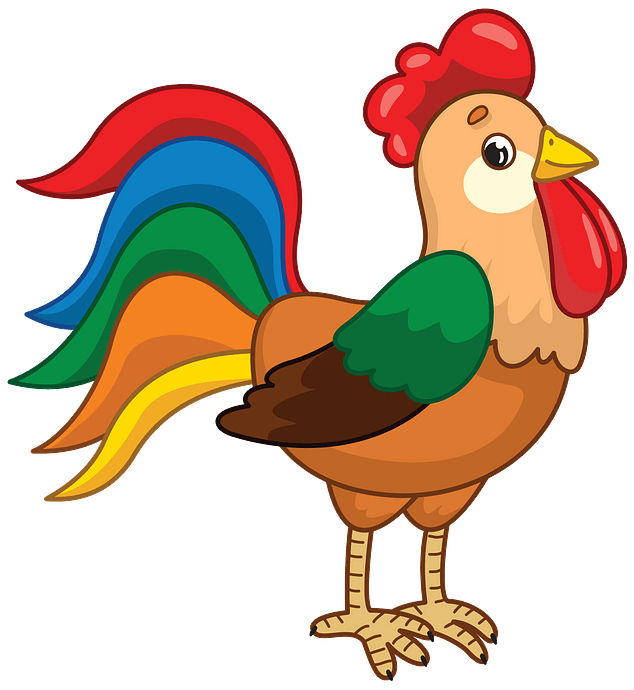 Rooster clipart. Free download. 