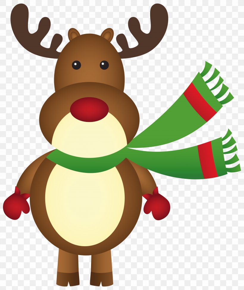 Rudolph Santa Claus Reindeer Christmas Clip Art, PNG
