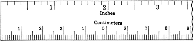 how big is a centimeter on a ruler