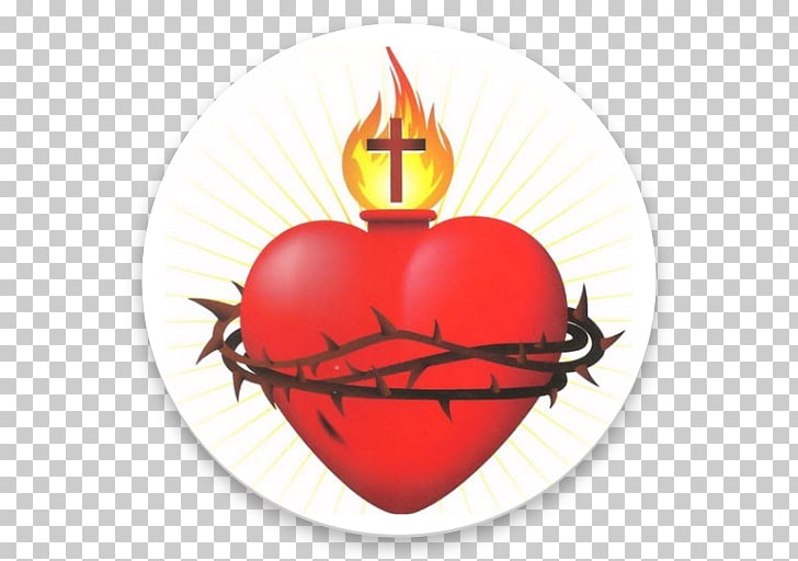 Sacred Heart Immaculate Heart of Mary graphics Illustration, Jesus 