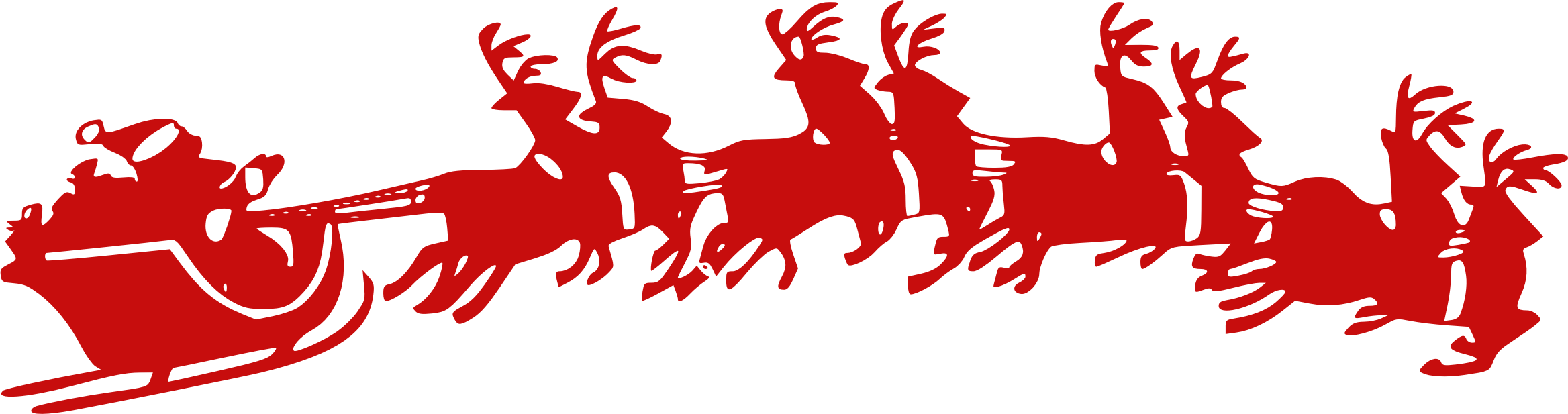 Santa Sleigh PNG Pictures, Santa Sleigh Clipart Free Download 