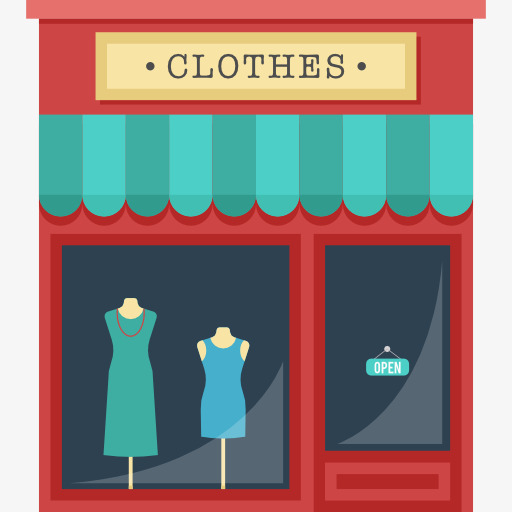 Clothing Stores Clipart