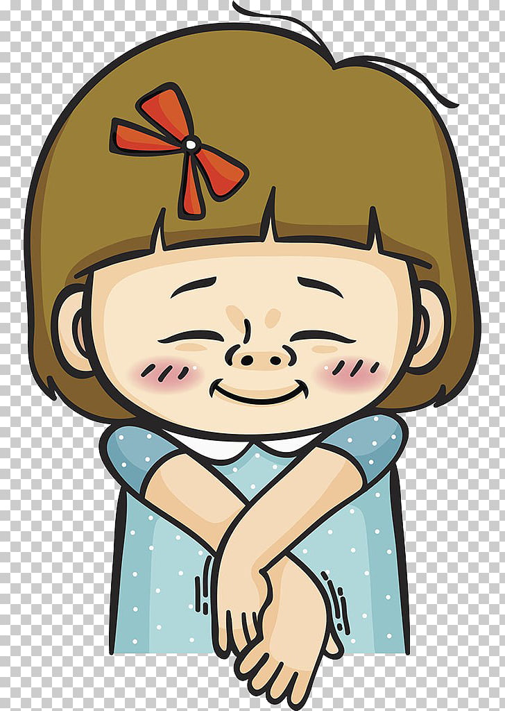 shy child clipart image