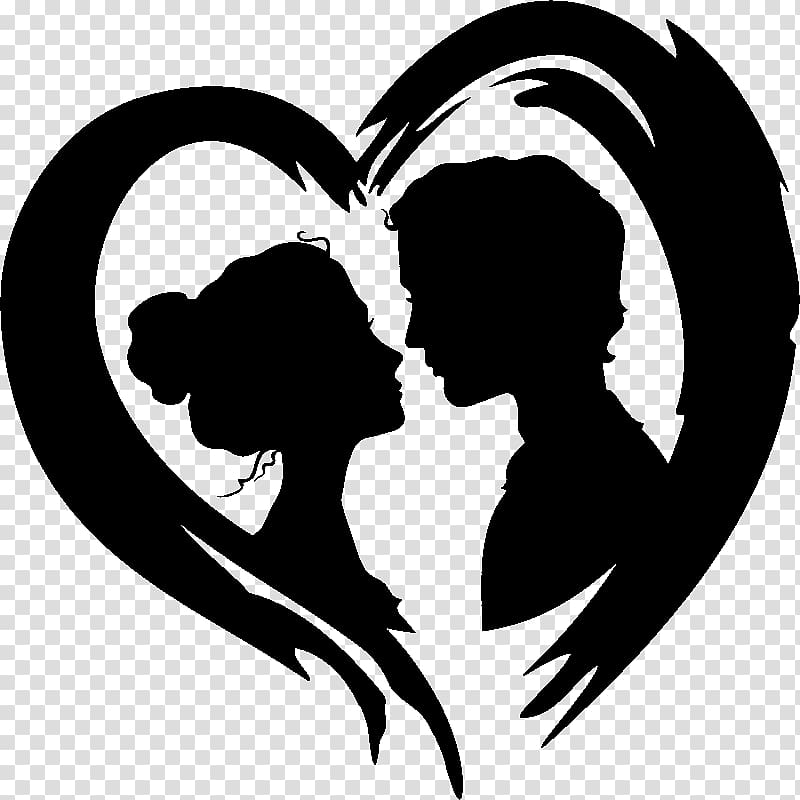 couple clipart black and white