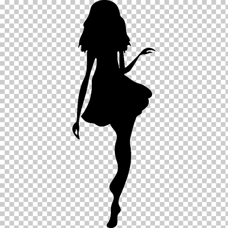 Silhouette Fashion Woman Sticker Drawing, model , woman silhouette 