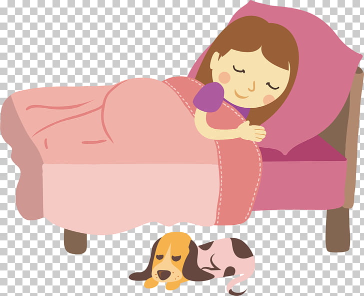 Sleep Pregnancy , Girl sleeps, woman sleeping on pink bed art 